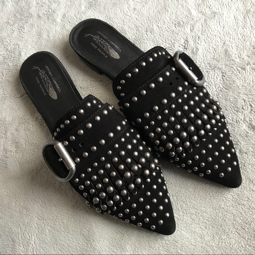 Jeffrey Campbell x Free People Wanderer Stud Mules